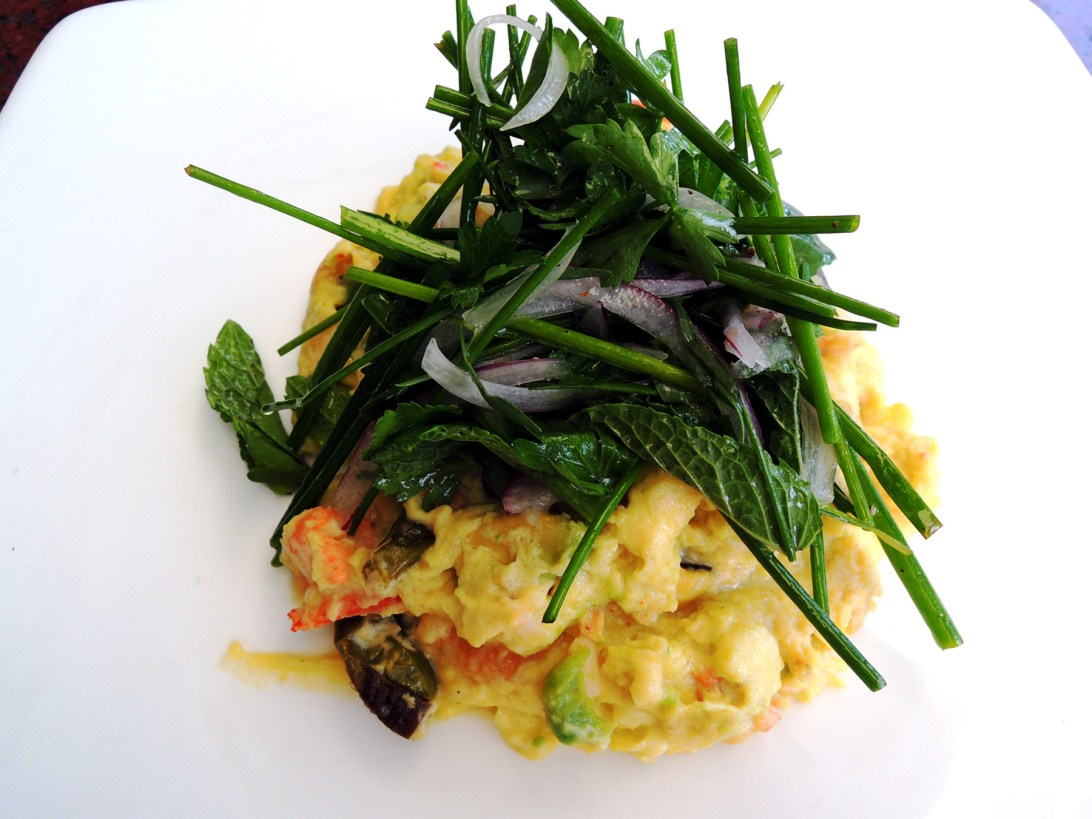 Maine Lobster scramble