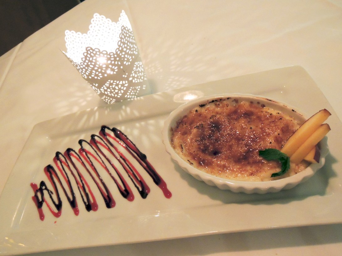 Mexican style creme brulee