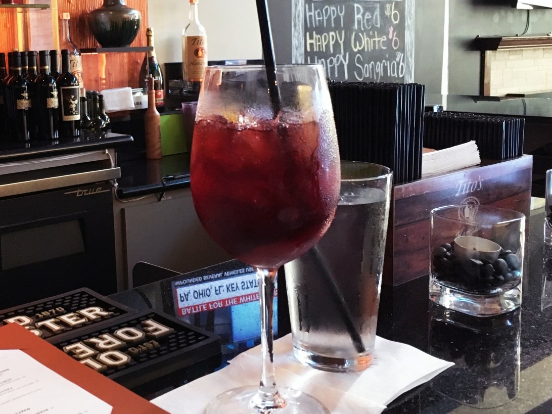 Scotchery sangria made with scotch